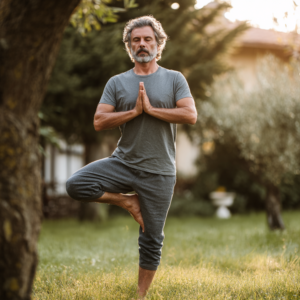 Színes yoga gyakorlatok mozaikja